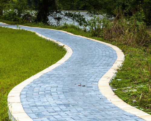 concrete pathway